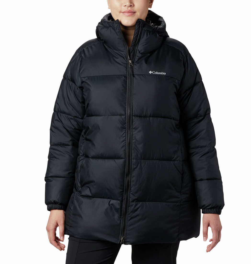 Columbia Women’s Puffect II Mid Hooded Jacket Black