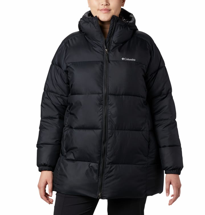 Columbia Women's Puffect II Mid Hooded Jacket Black Columbia Montrail