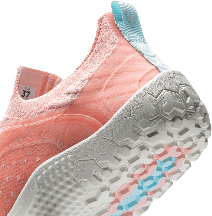 Vivobarefoot Women's Primus Trail Knit FG Peach Melba Vivobarefoot