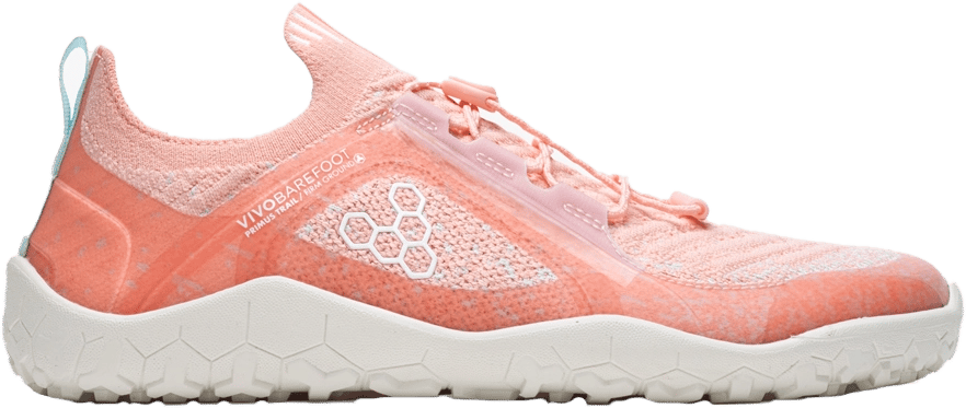 Vivobarefoot Women's Primus Trail Knit FG Peach Melba