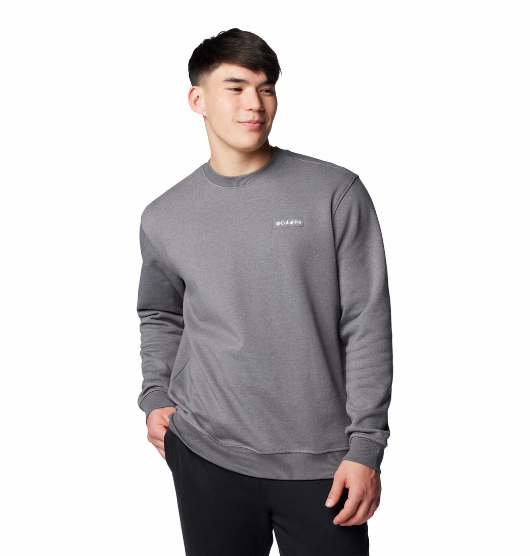 Columbia Men's Meridian Creek Crew City Grey Heather