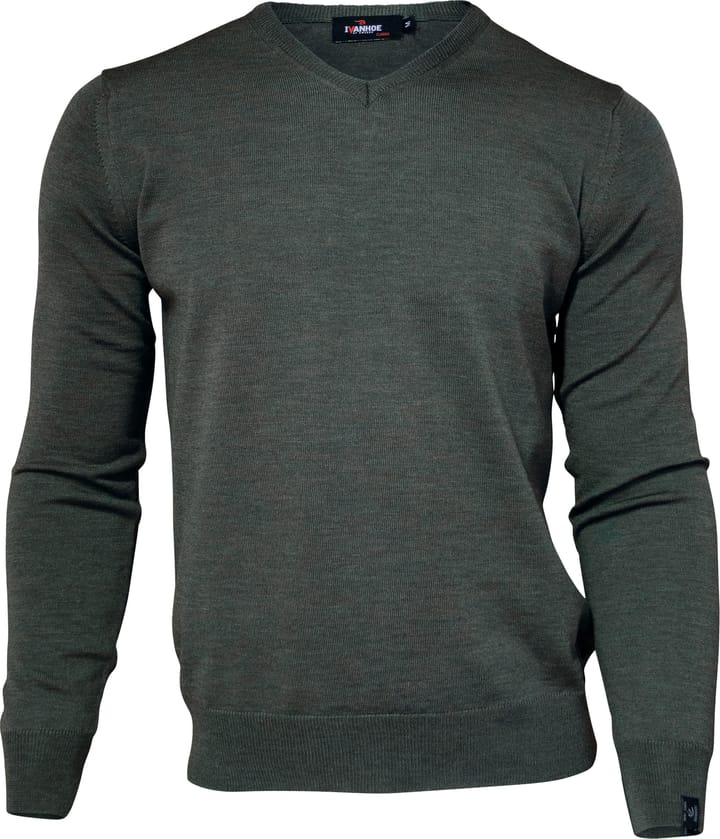 Ivanhoe Men's Merino V-Neck Rifle Green Ivanhoe