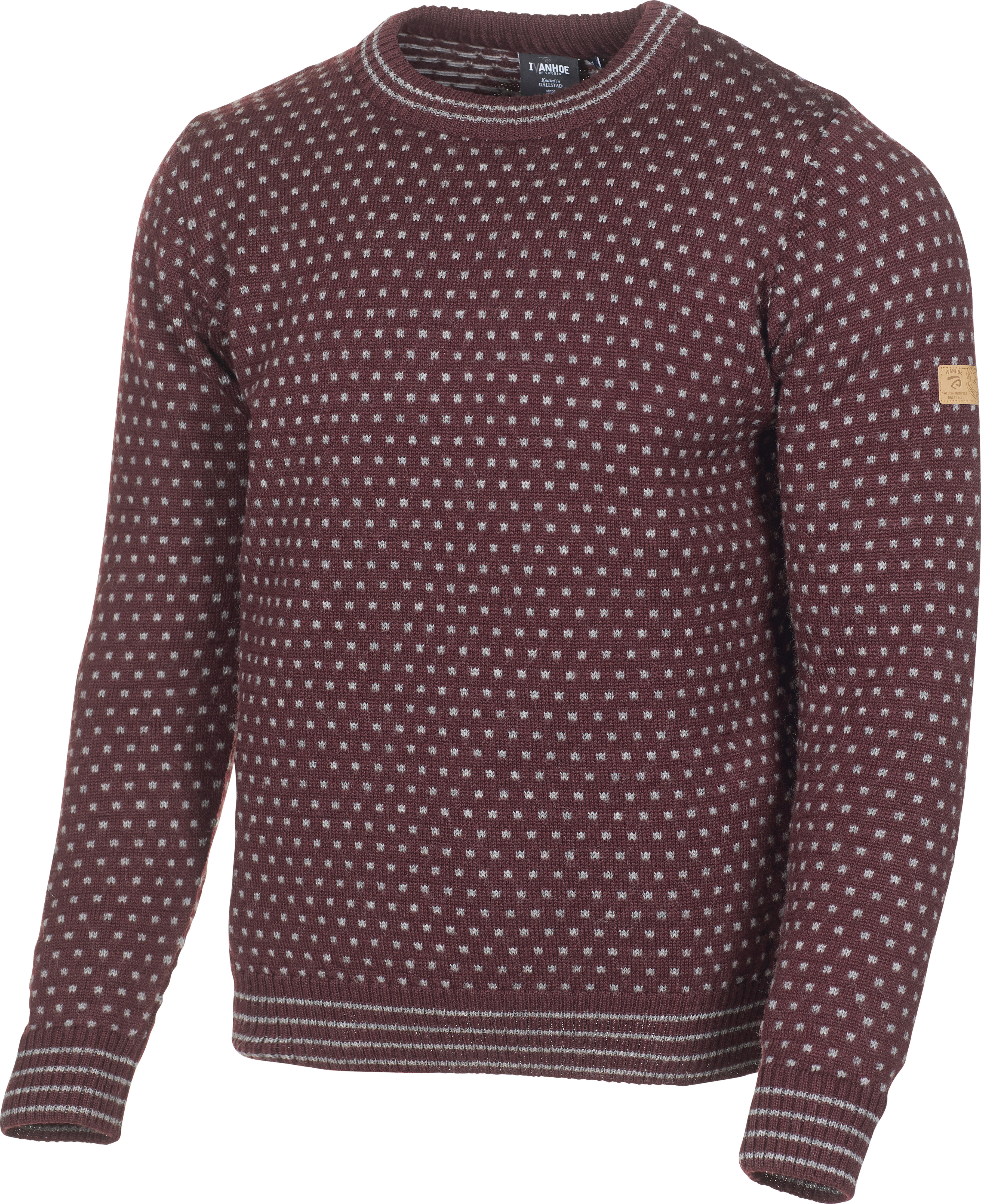 Ivanhoe Men’s Sverre Crewneck Ruby Wine