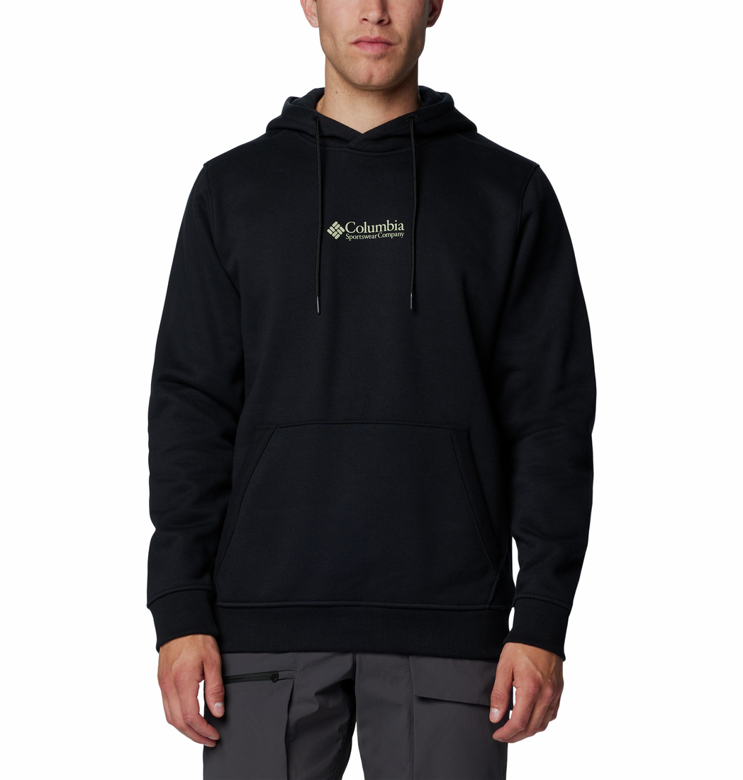 Men’s Meridian Creek Hoodie Black Csc Center Chest