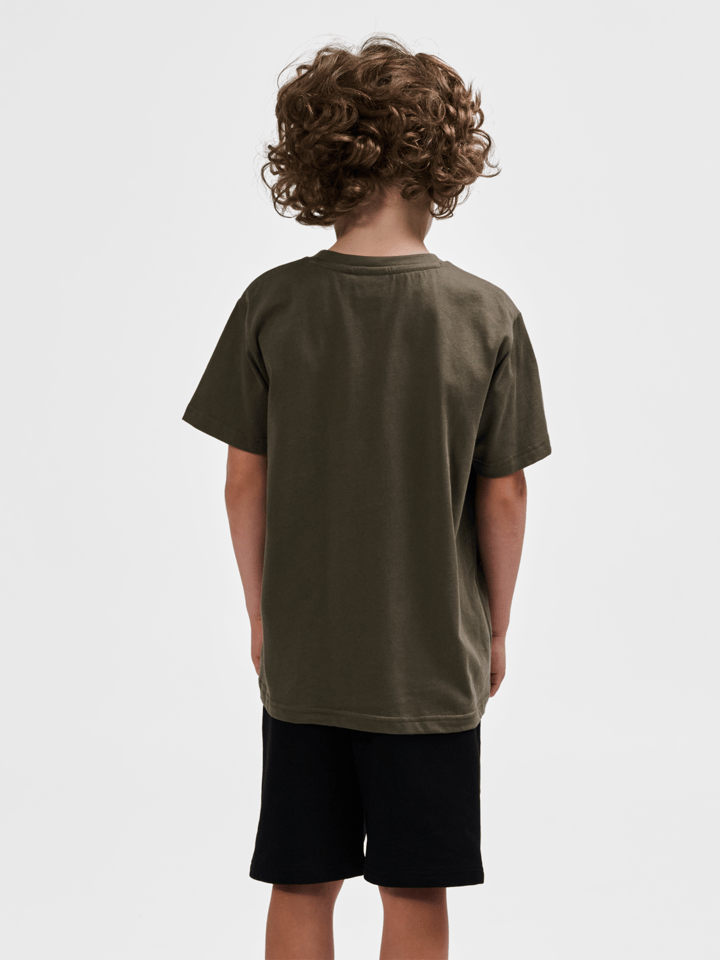 Hummel Kids' hmlTRES T-Shirt Short Sleeve Dusty Olive Hummel