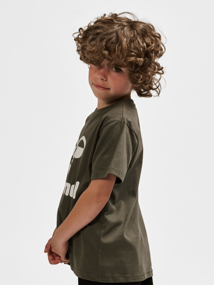 Hummel Kids' hmlTRES T-Shirt Short Sleeve Dusty Olive Hummel