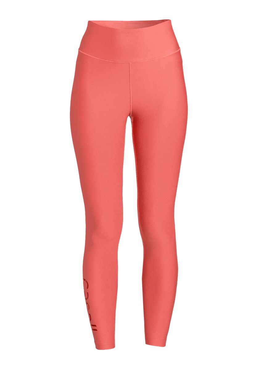 Casall Graphic High Waist Tights Deep Coral