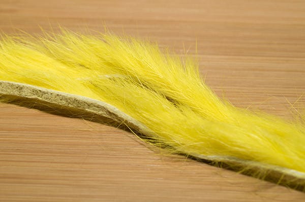 The Fly Co Rabbit Strips S-Cut 3mm - Fluor Yellow The Fly Co