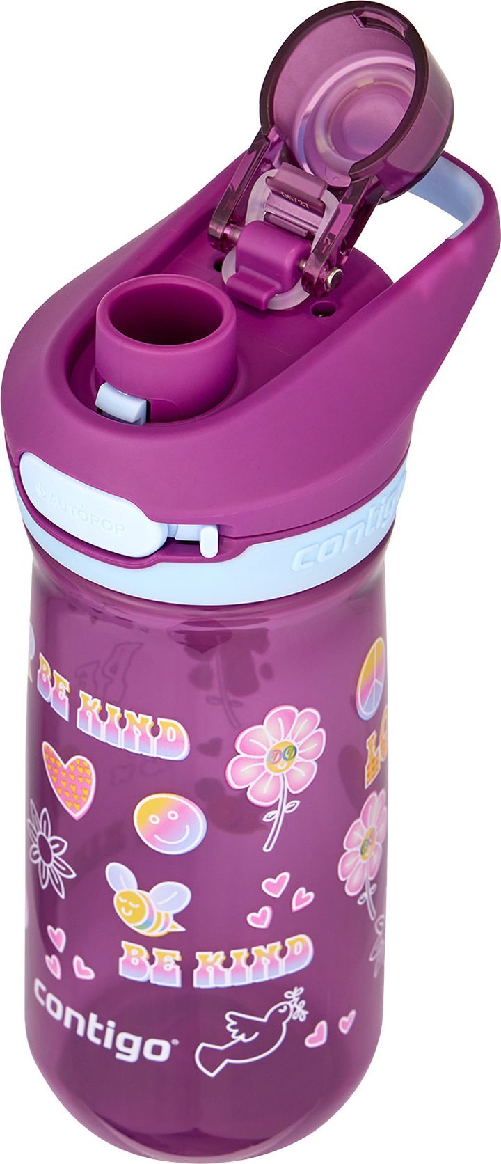 Contigo Kids' Jessie Autopop Water Bottle 420 ml Grape Retro Contigo