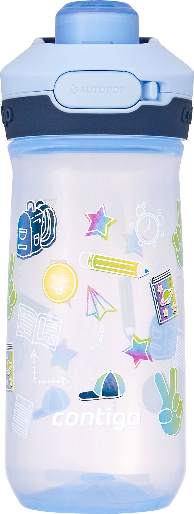 Contigo Kids' Jessie Autopop Water Bottle 420 ml Periw School Contigo