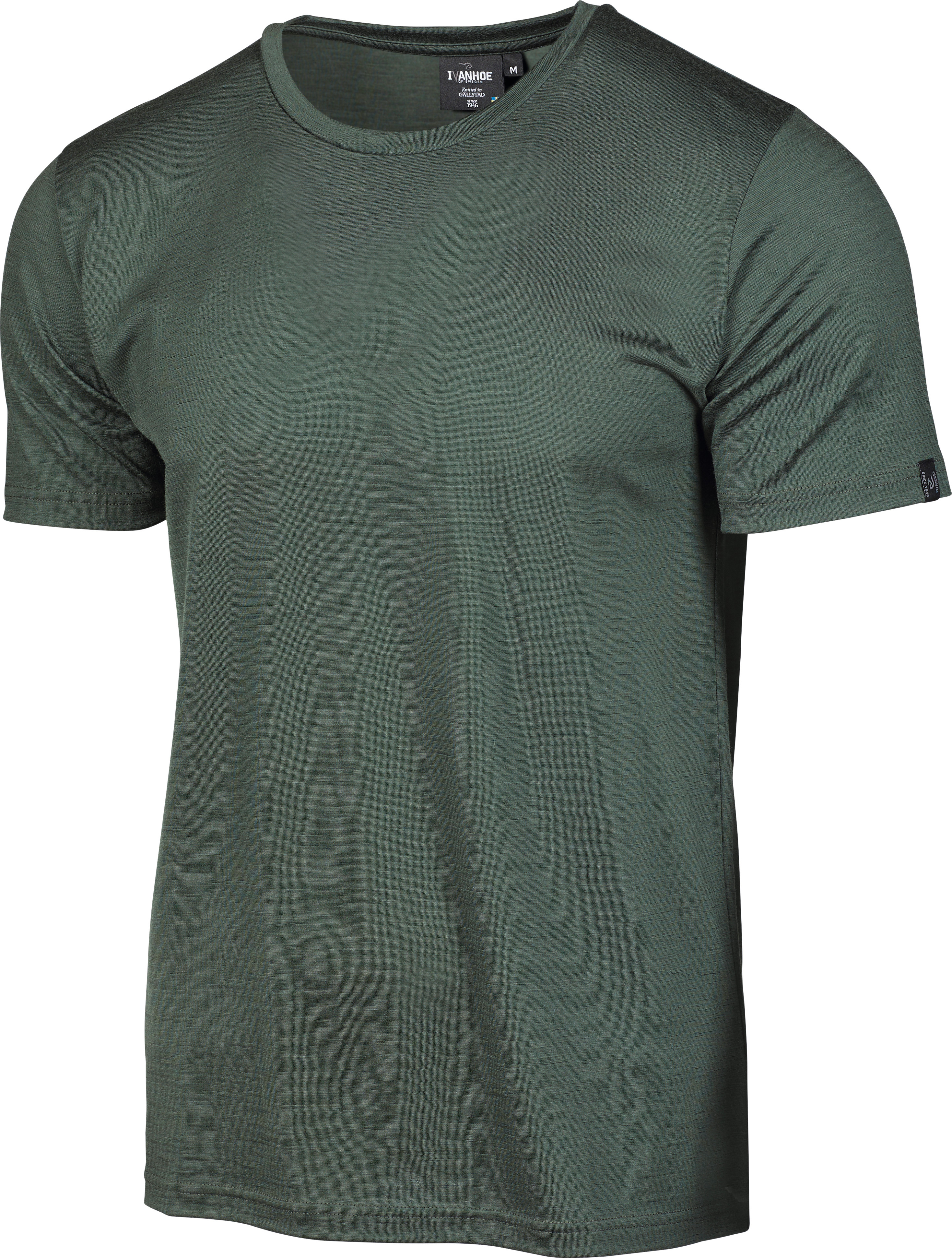 Ivanhoe Men’s Underwool Ceasar T-Shirt Rifle Green