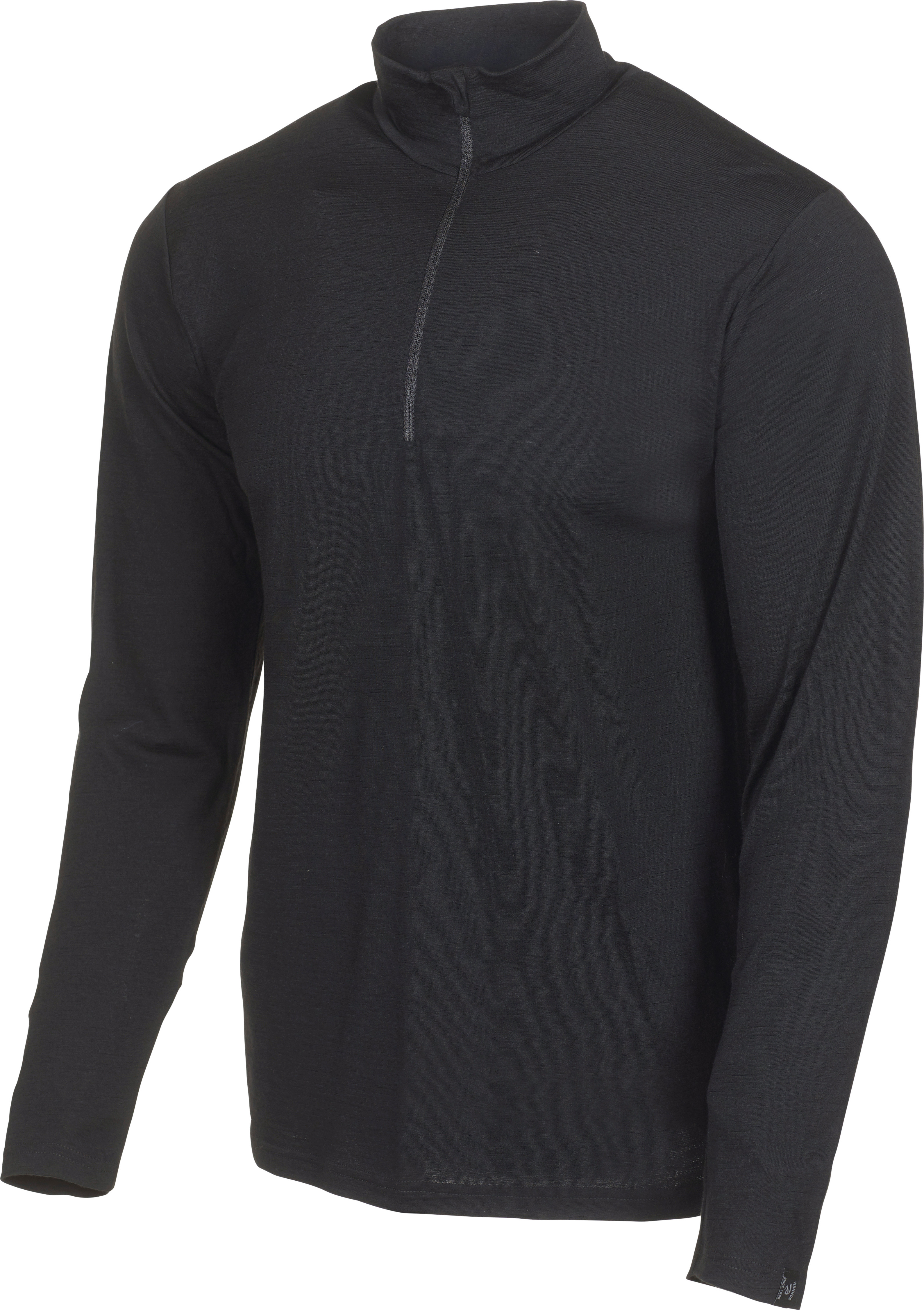 Ivanhoe Men’s Underwool Sonny Half Zip Black