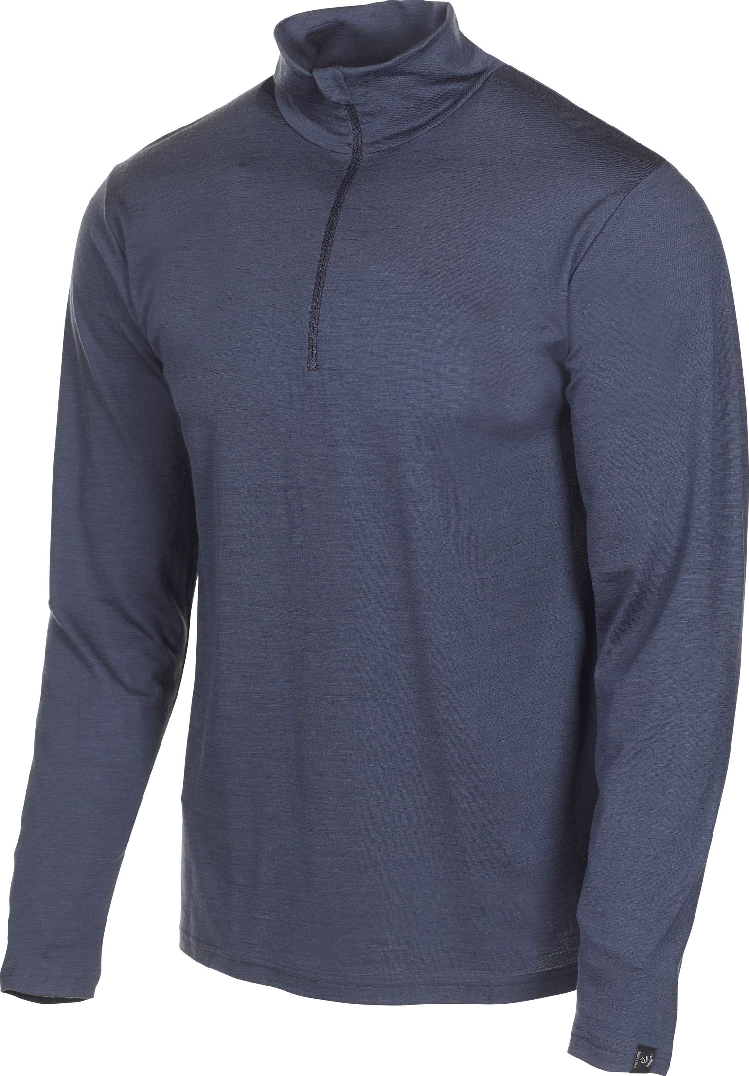 Ivanhoe Men's Underwool Sonny Half Zip Steelblue