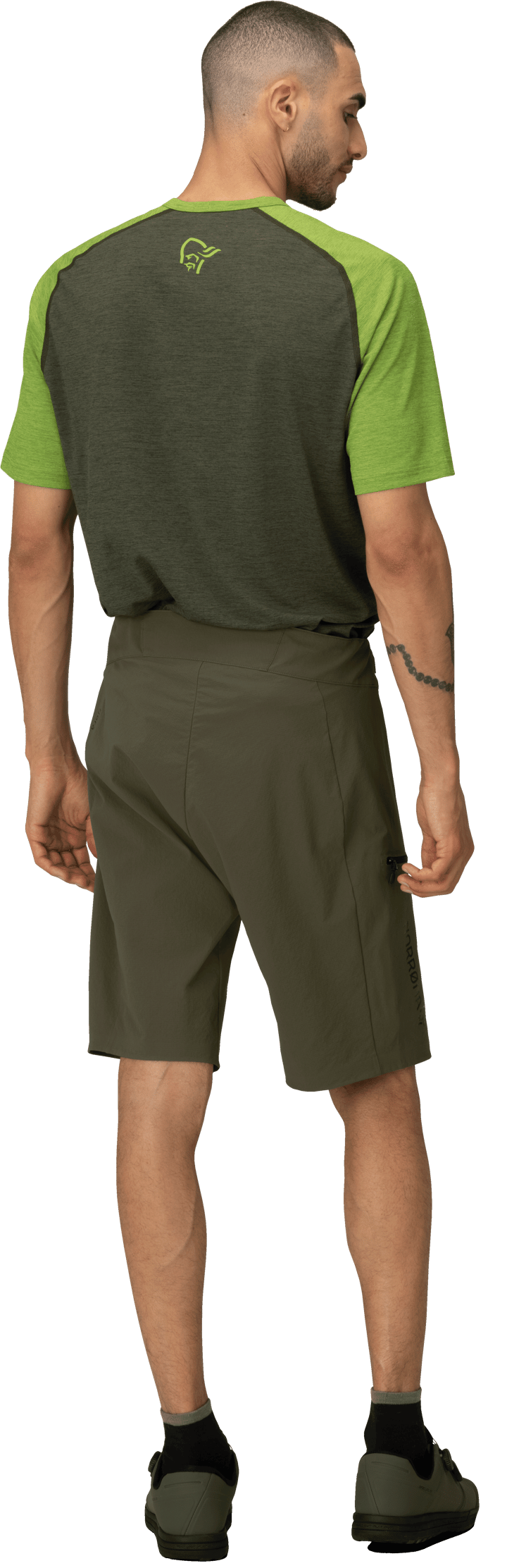 Norrøna Men's Fjørå Flex1 Light Shorts Olive Night Norrøna