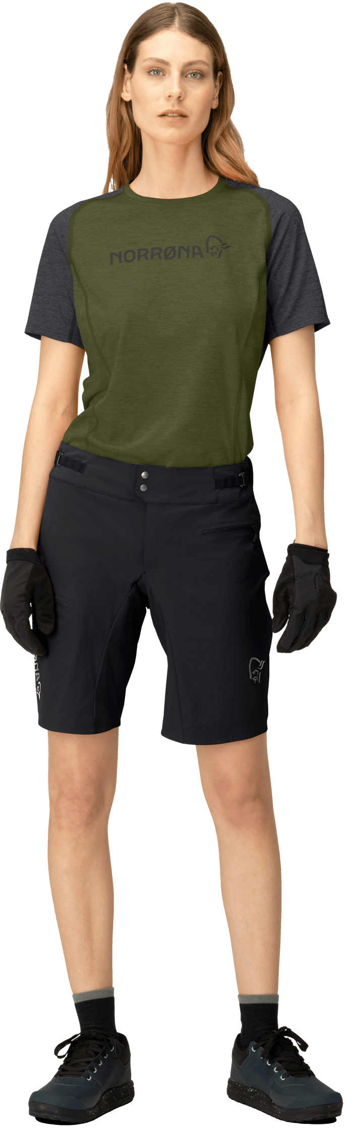 Norrøna Women's Fjørå Flex1 Light Shorts Caviar Norrøna