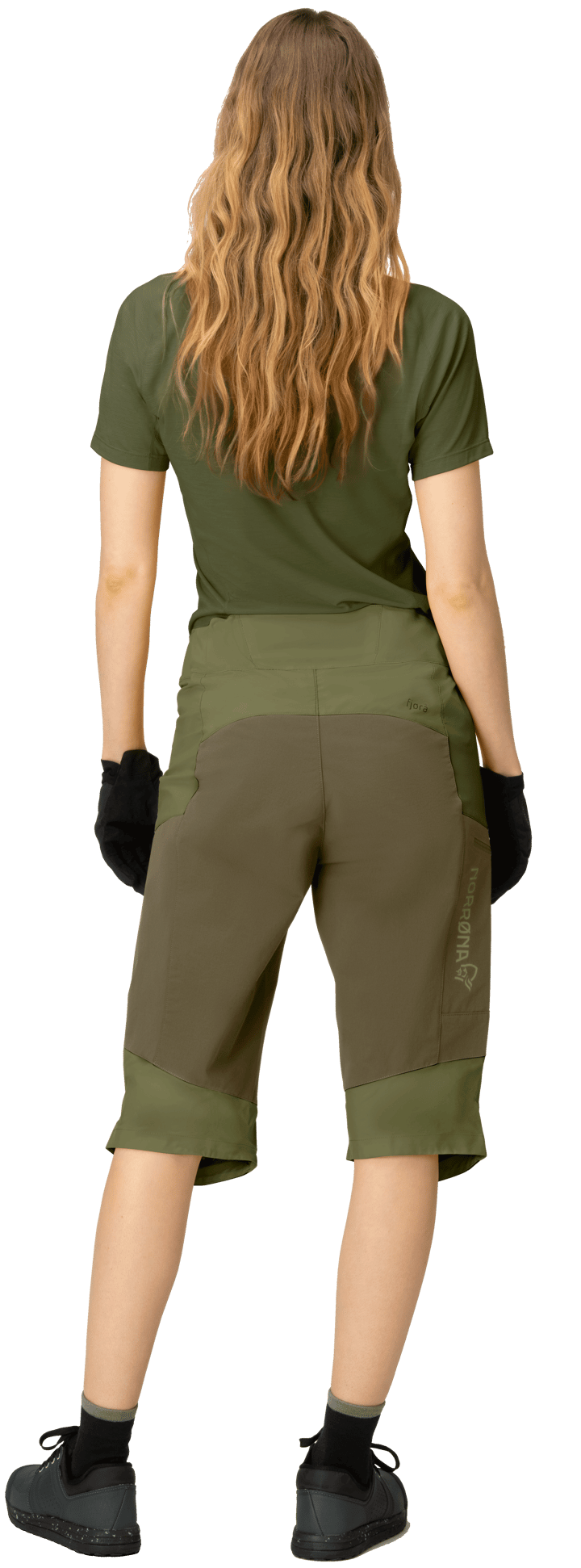 Norrøna Women's Fjørå Flex1 Shorts Loden Green Norrøna