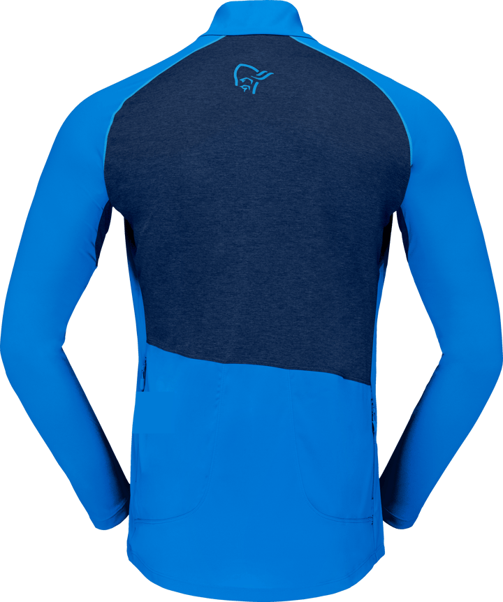 Norrøna Men's Fjørå Equaliser Long Sleeve Zip Top Skydiver Norrøna