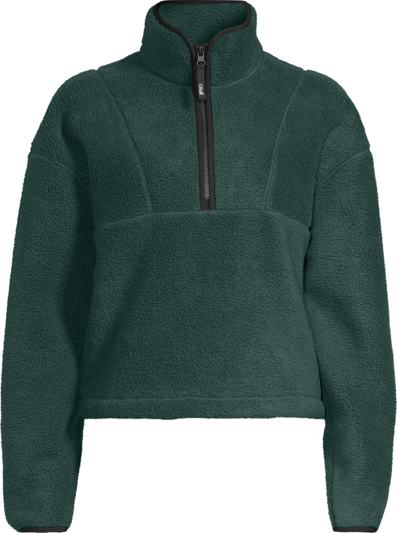 Casall Women’s Pile Half Zip Dark Pine