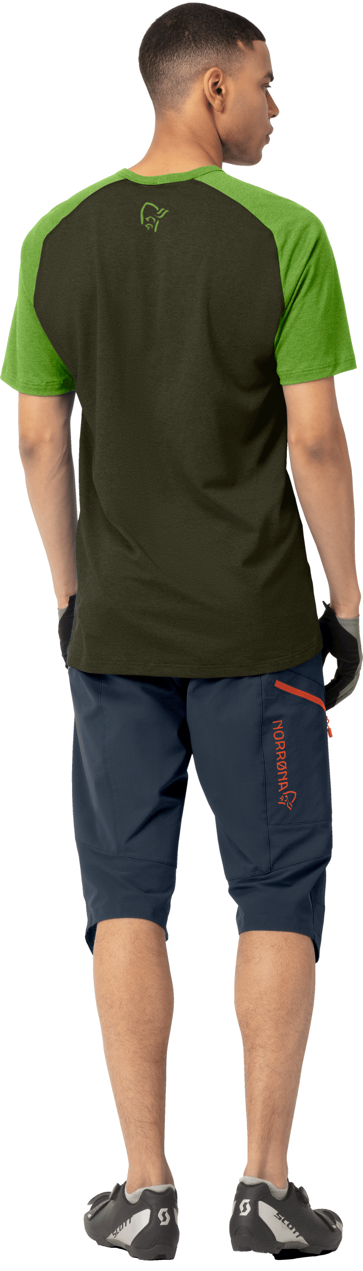 Norrøna Men's Fjørå Equaliser Lightweight T-Shirt  Norrona Green Norrøna