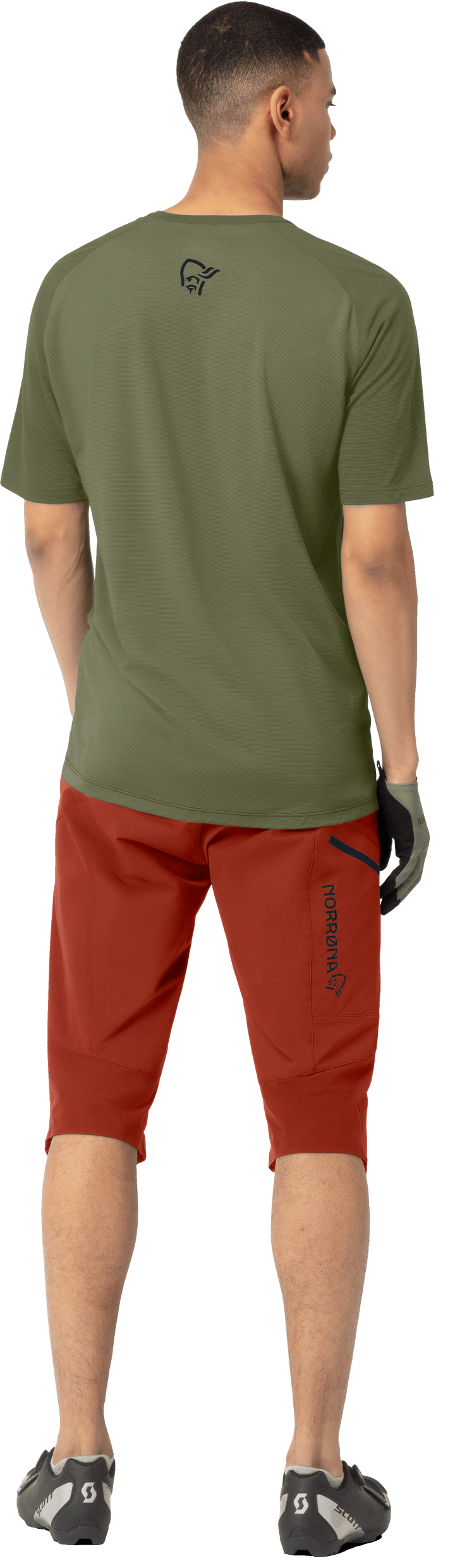 Norrøna Men's Fjørå Wool T-Shirt Olive Night Norrøna