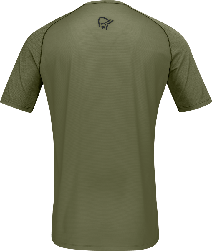 Norrøna Men's Fjørå Wool T-Shirt Olive Night Norrøna