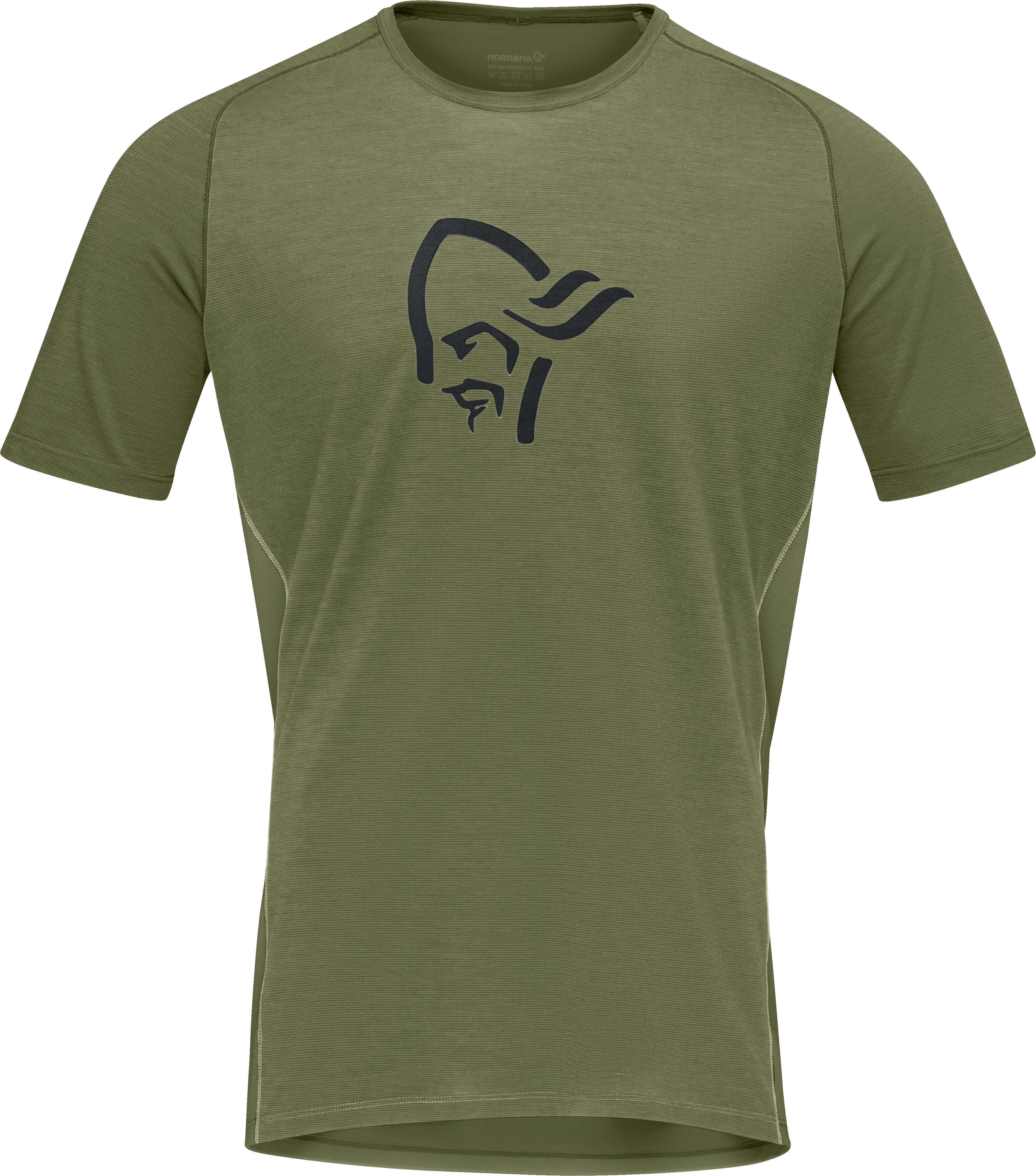 Norrøna Men’s Fjørå Wool T-Shirt Olive Night