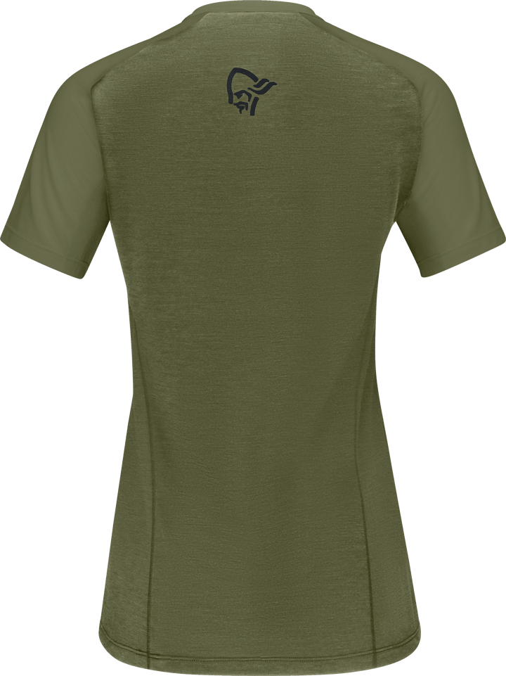 Norrøna Women's Fjørå Wool T-Shirt Olive Night Norrøna