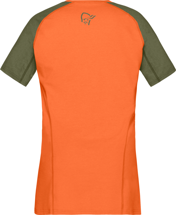 Norrøna Women's Fjørå Equaliser Lightweight T-Shirt Orange Alert Norrøna