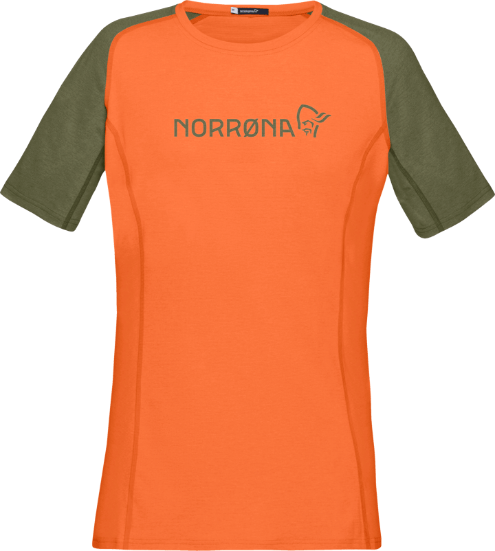 Norrøna Women's Fjørå Equaliser Lightweight T-Shirt Orange Alert Norrøna