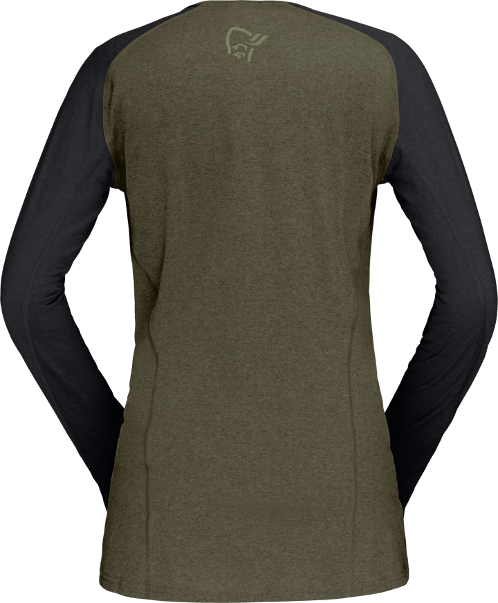 Norrøna Women's Fjørå Equaliser Lightweight Long Sleeve Olive Night Norrøna