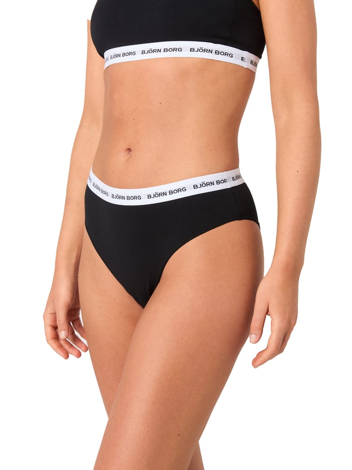 Björn Borg Women's Core Logo High Waist Brief 2-pack Multipack 1 Björn Borg