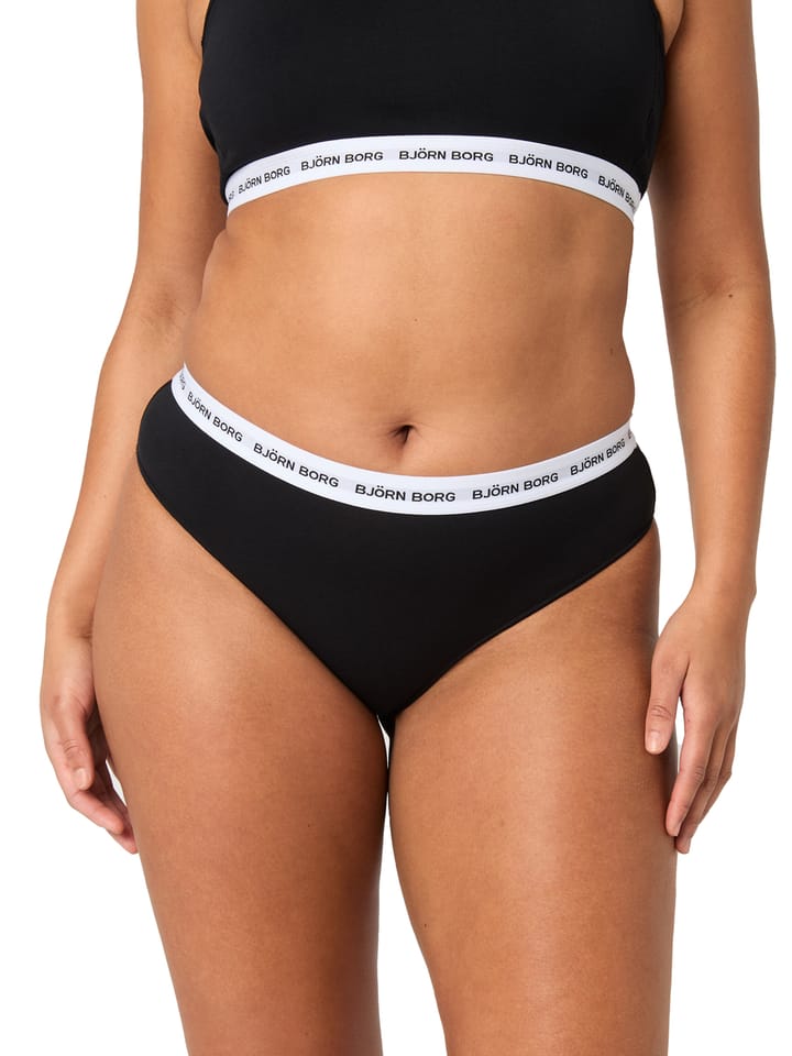 Björn Borg Women's Core Logo High Waist Brief 2-pack Multipack 1 Björn Borg