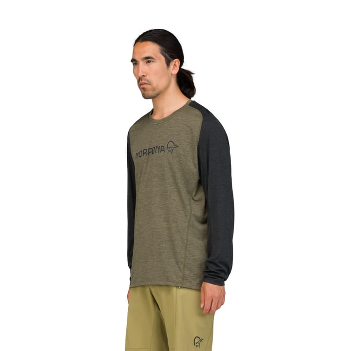 Norrøna Fjørå Equaliser Lightweight Long Sleeve M'S Olive Night Norrøna