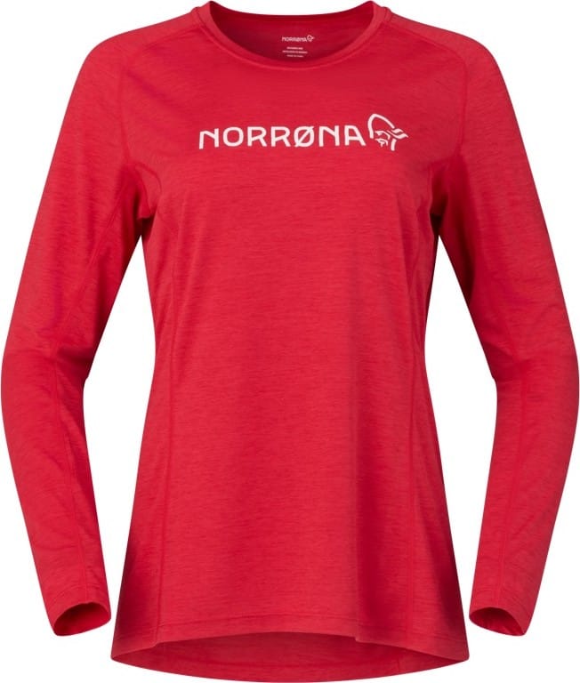 Norrøna Women's Fjørå Equaliser Lightweight Long Sleeve Aura Orange Norrøna