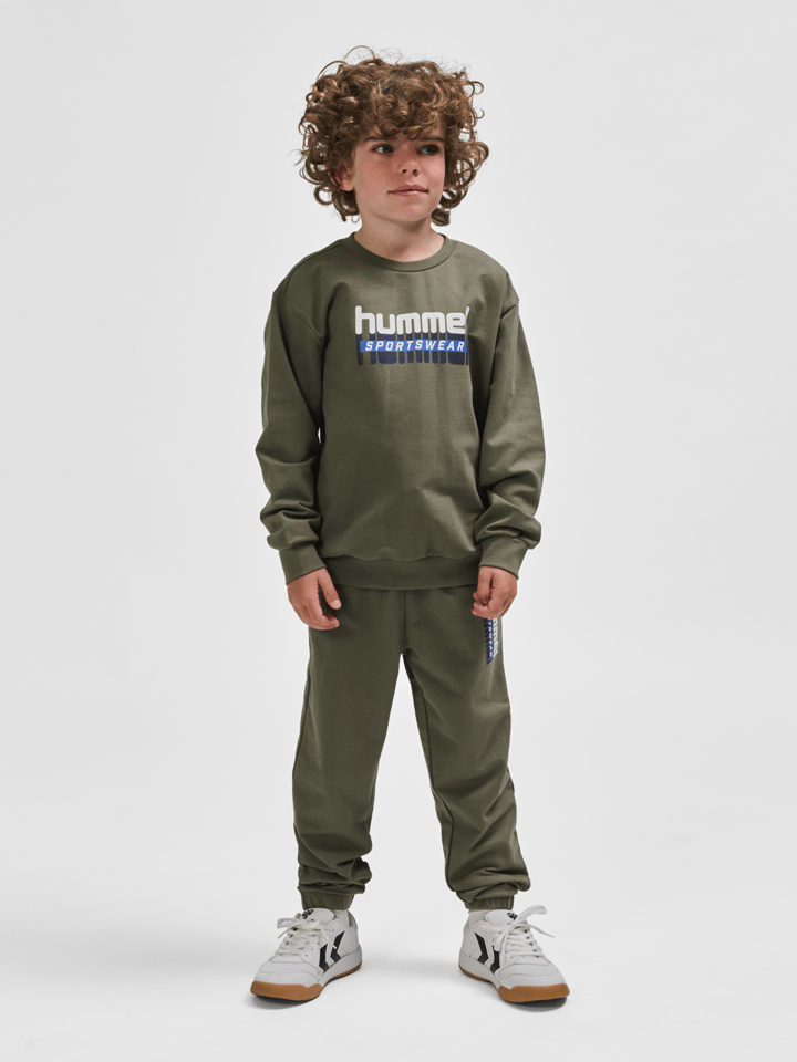 Hummel Kids' Hmltukas Sweatshirt Dusty Olive Hummel