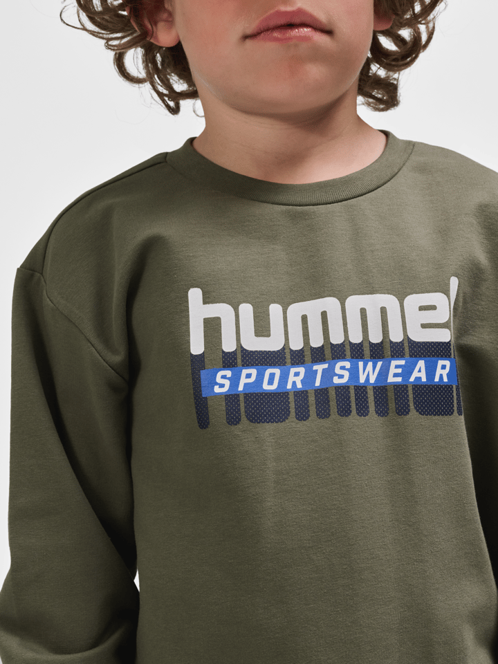 Hummel Kids' Hmltukas Sweatshirt Dusty Olive Hummel