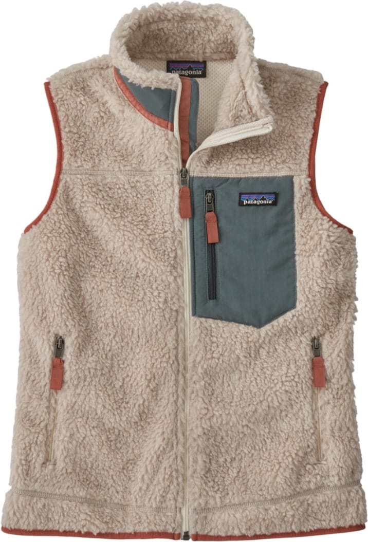 Patagonia W's Classic Retro-X Vest Natural W/Nouveau Green