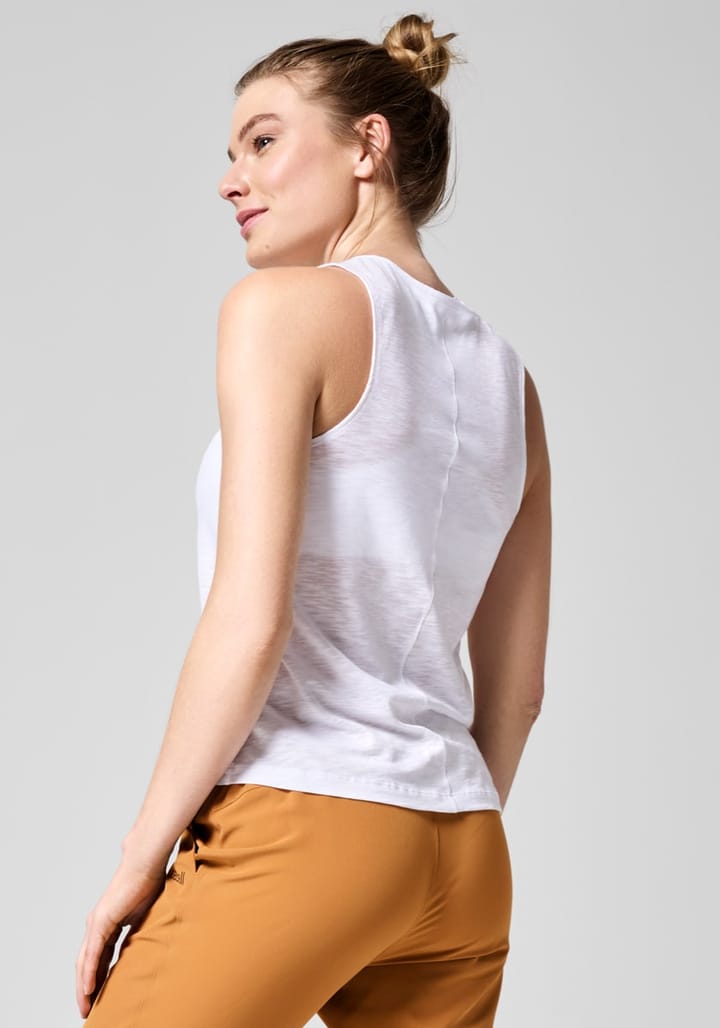 Casall Soft Texture Tank White Casall