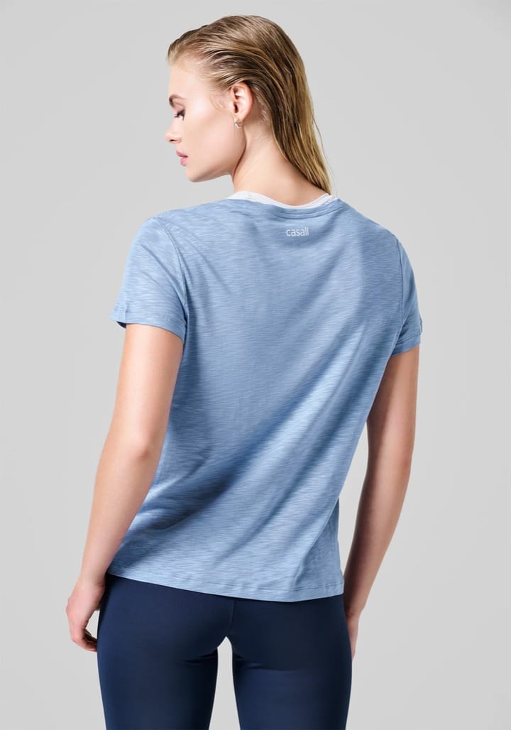 Casall Women's Soft Texture Tee Sense Blue Casall