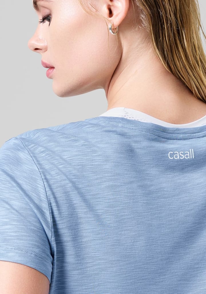 Casall Women's Soft Texture Tee Sense Blue Casall