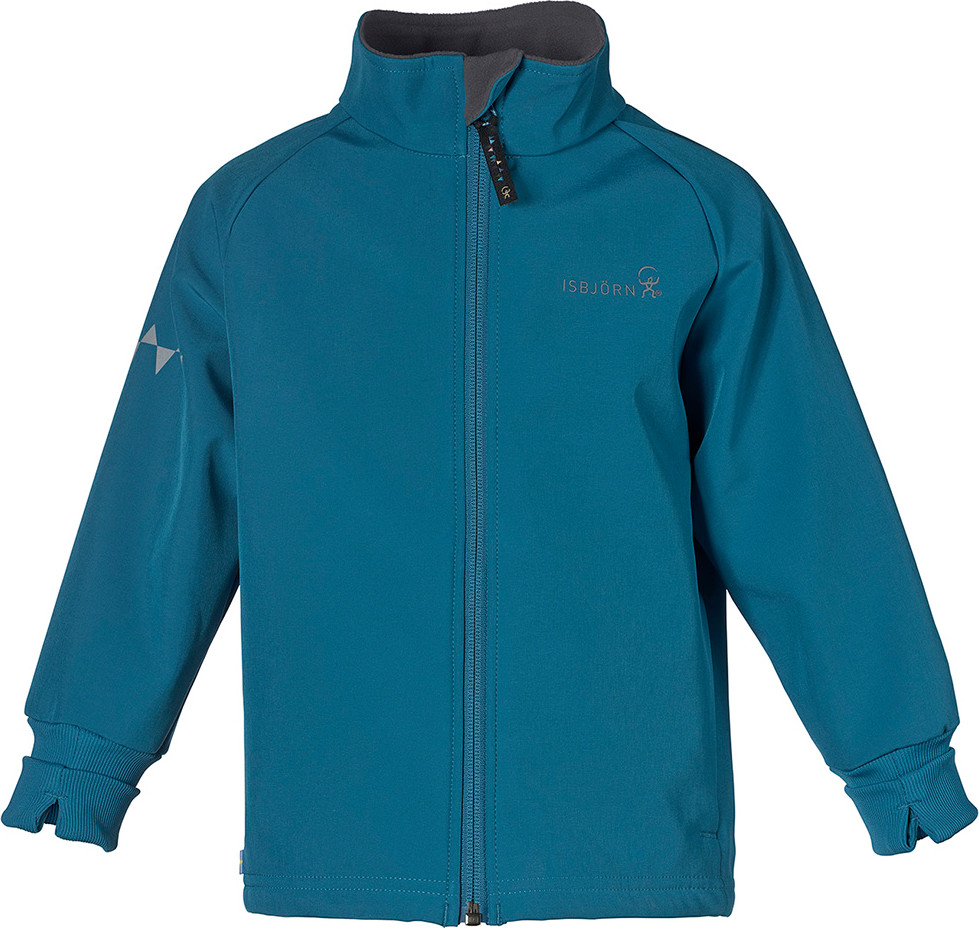 Isbjörn of Sweden Kids' Thunder Wind & Rain Bloc Jacket Teal, 86/92