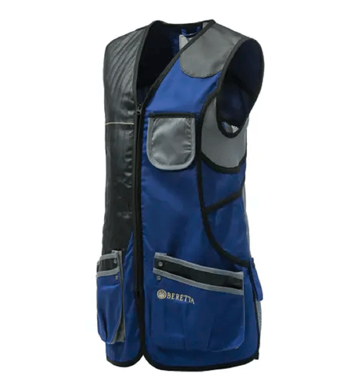 Beretta Sporting Vest Women's Blue Royal & Grey Beretta