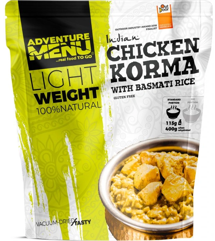 Adventure Menu Chicken Korma With Basmati Rice Nocolour