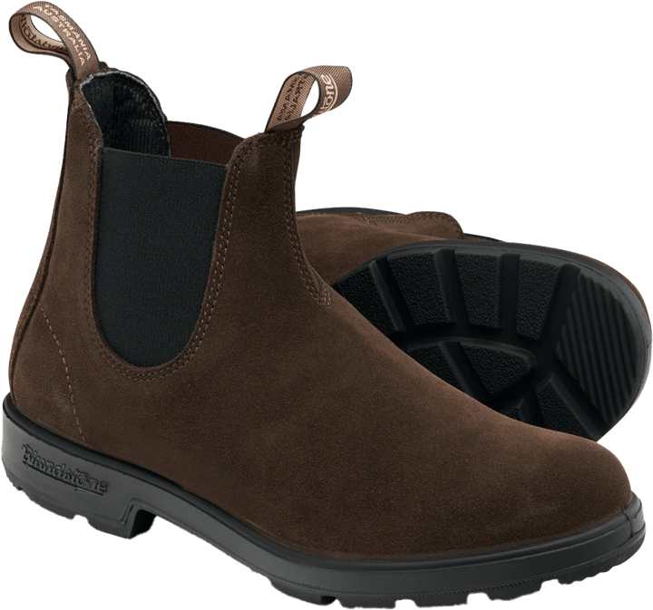 Blundstone Unisex 2410 Suede Chelsea Boots Brown Blundstone