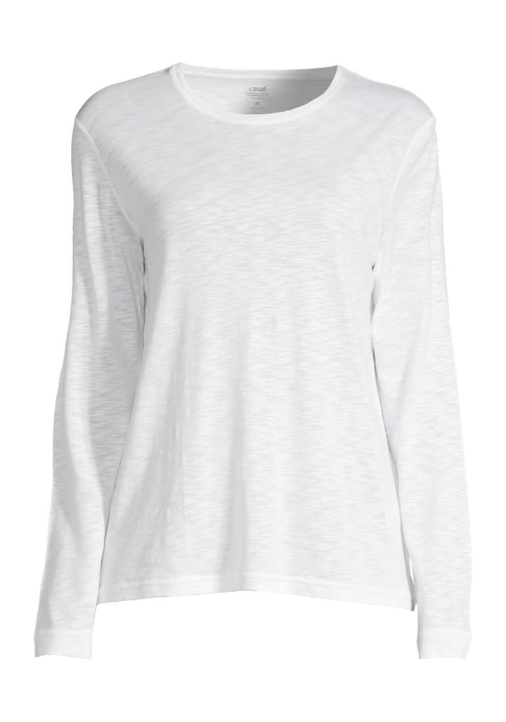 Casall Women's Soft Texture Long Sleeve White Casall