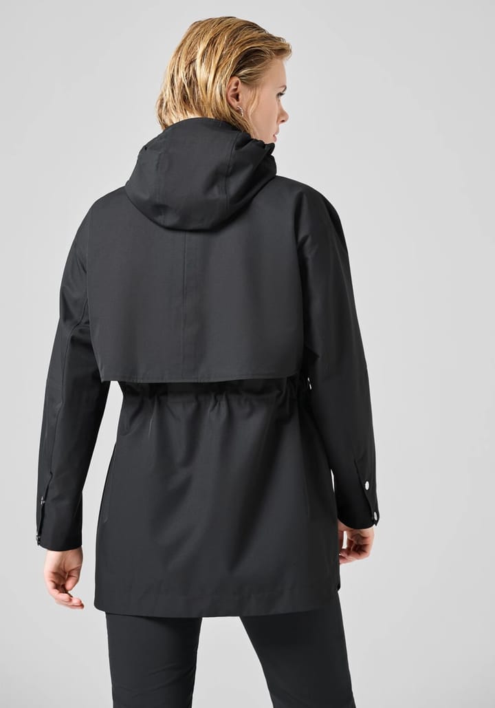 Casall Scandi Trench Rain Coat Black Casall