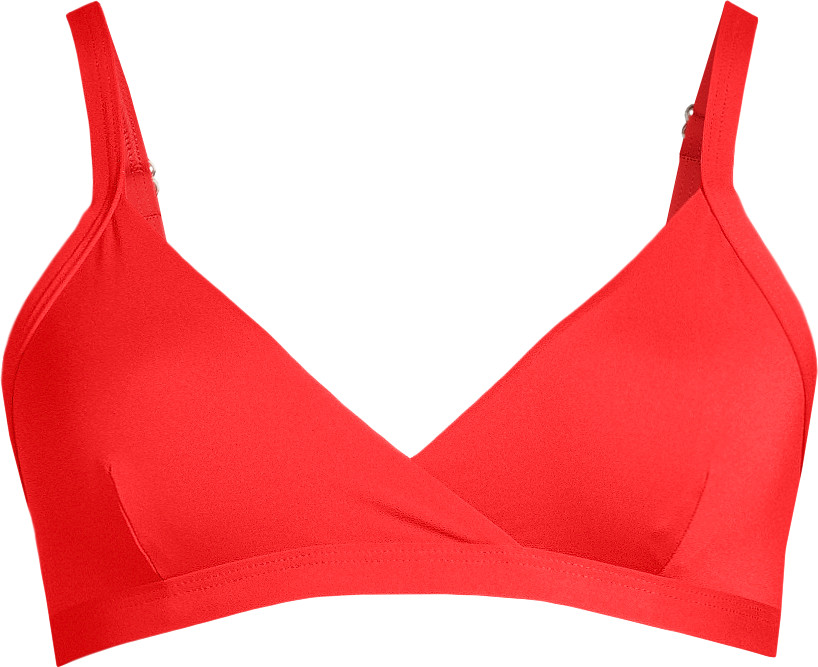 Casall Women’s Overlap Bikini Top Summer Red