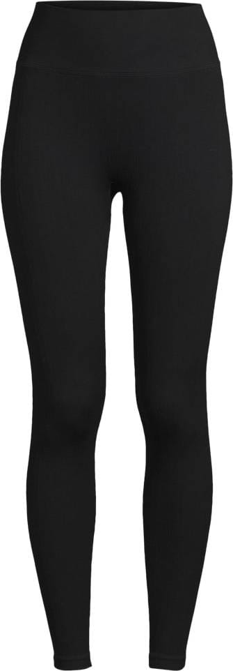 Casall Women's Multi Rib Seamless High Waist Tights Black