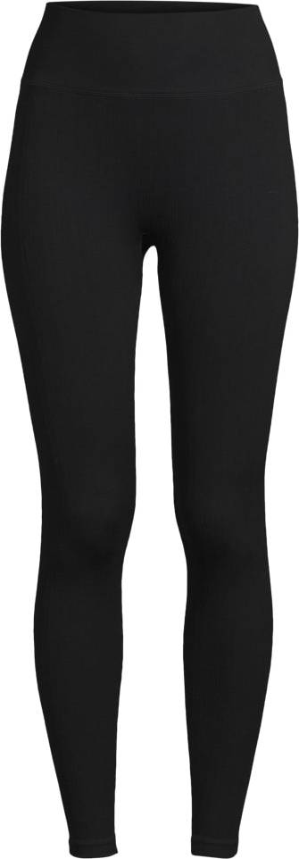 Casall Women’s Multi Rib Seamless High Waist Tights Black