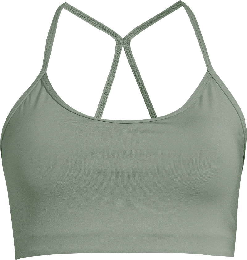 Casall Women's Sleek Strappy Sports Bra Dusty Green